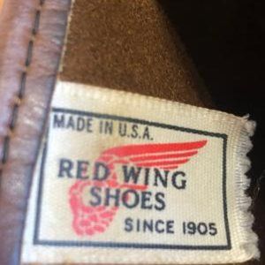 MENS BROWN, LEATHER, REDWING BOOTS SIZE 9E